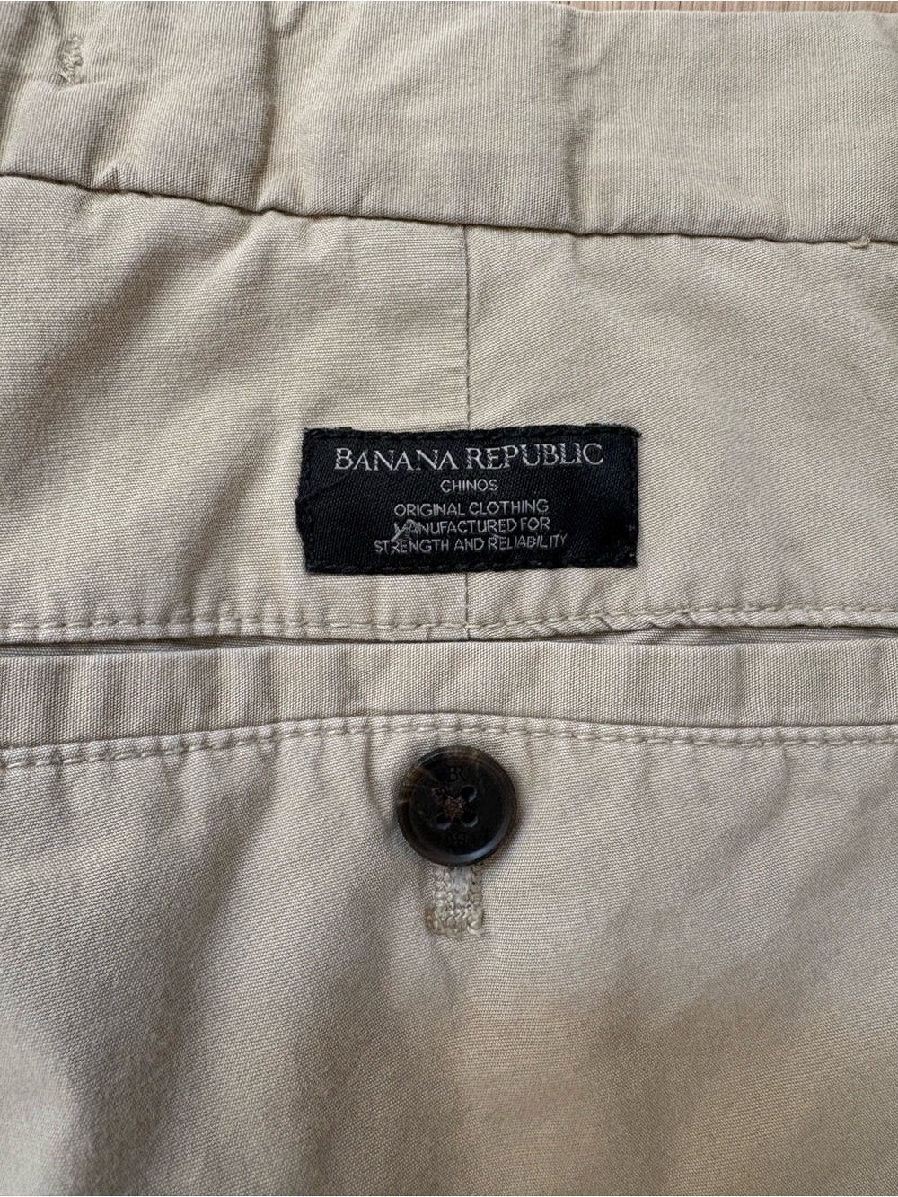 Banana Republic Khaki Cotton Chinos - Picture 3 of 8